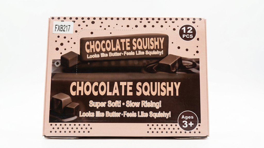 Chocolate Squishy Bar – 12ct PDQ Display