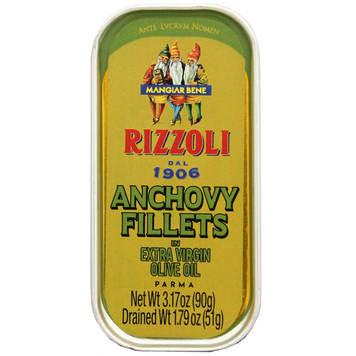 Anchovy Fillets in Extra Virgin Olive Oil-tin - 3.17oz(90gm)